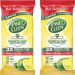 Coles Pine O Cleen Disinfectant Wipes offer