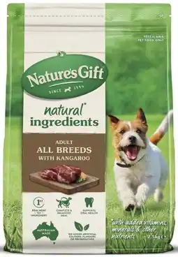 Coles Natures Gift Dry Dog Food offer