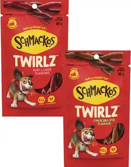 Coles Schmackos Twirlz Dog Treats offer