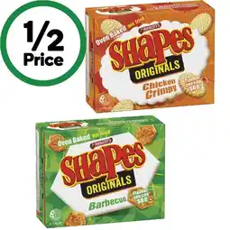Woolworths Arnott’s Shapes Crackers offer