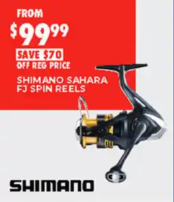 BCF Shimano sahara fj spin reels offer