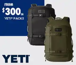 BCF Yeti packs offer