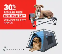 BCF Wanderer pets range offer