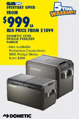 BCF Dometic cfx5 fridge freezer range offer