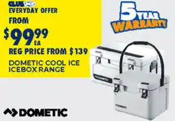 BCF Dometic cool ice icebox range offer
