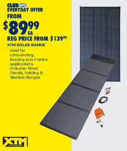 BCF Xtm solar range offer