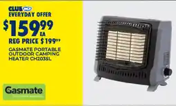 BCF Gasmate portable outdoor camping heater ch203sl offer