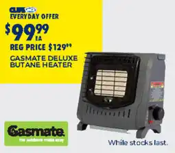 BCF Gasmate deluxe butane heater offer