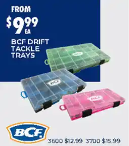 BCF Bcf drift tackle trays offer