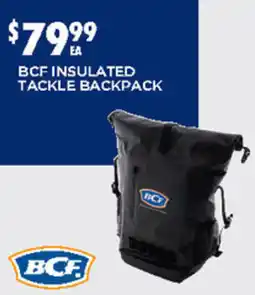 BCF Bcf insulated tackle backpack offer