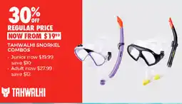 BCF Tahwalhi snorkel combos offer