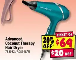 JB Hi-Fi Advanced Coconut Therapy Hair Dryer offer