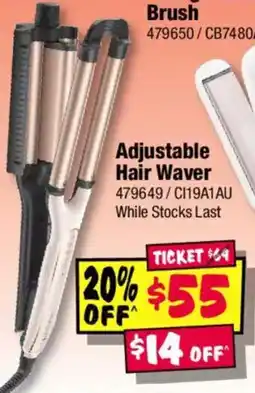 JB Hi-Fi Adjustable Hair Waver offer