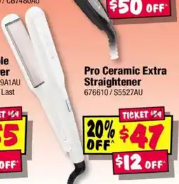 JB Hi-Fi Pro Ceramic Extra Straightener offer