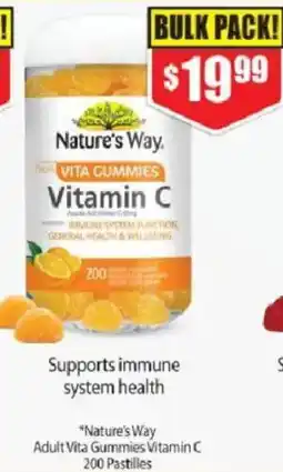 Chemist Warehouse Nature's Way Adult Vita Gummies Vitamin C offer