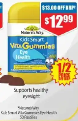 Chemist Warehouse Nature's Way Kids Smart Vita Gummies Eye Health offer