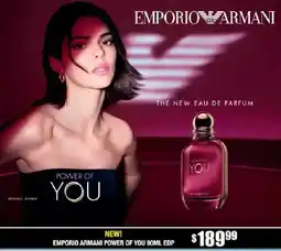 Chemist Warehouse EMPORIO ARMANI POWER OF YOU EDP offer