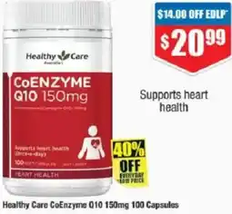 Chemist Warehouse Healthy Care Coenzyme Q10 offer