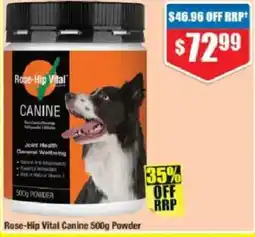 Chemist Warehouse Rose-Hip Vital Canine Powder offer
