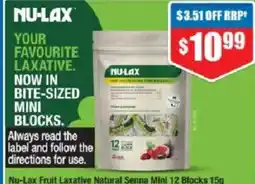 Chemist Warehouse Nu-Lax Fruit Laxative Natural Senna Mini offer