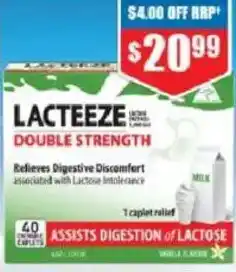 Chemist Warehouse Lacteeze double strength offer