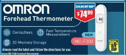 Chemist Warehouse Omron MC-F300 Forehead Thermometer offer