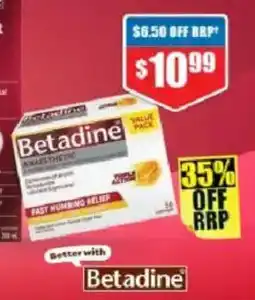 Chemist Warehouse Anaesthetic+ Antibacterial + Anti-Inflammatory Lozenges Honey and Lemon offer