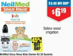 Chemist Warehouse Neil Med Sinus Rinse Kids Starter Kit offer