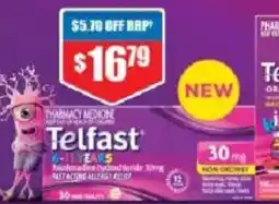 Chemist Warehouse Telfast 6-11 Years offer