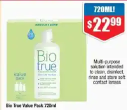 Chemist Warehouse Bio True Value Pack offer