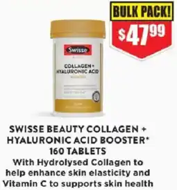Chemist Warehouse Swisse beauty collagen + hyaluronic acid booster* offer