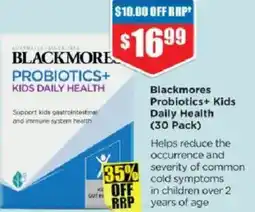 Chemist Warehouse Blackmores Probiotics+ Kids Daily Health offer