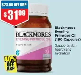 Chemist Warehouse Blackmores Evening Primrose Oil offer