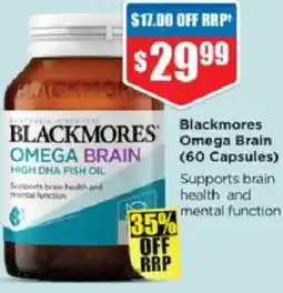 Chemist Warehouse Blackmores Omega Brain offer