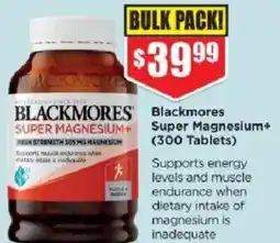 Chemist Warehouse Blackmores Super Magnesium+ offer