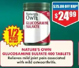 Chemist Warehouse Nature's own glucosamine sulfate offer