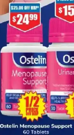 Chemist Warehouse Ostelin Menopause Support offer