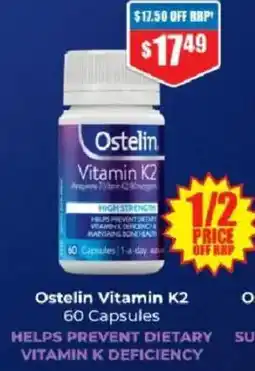 Chemist Warehouse Ostelin Vitamin K2 offer