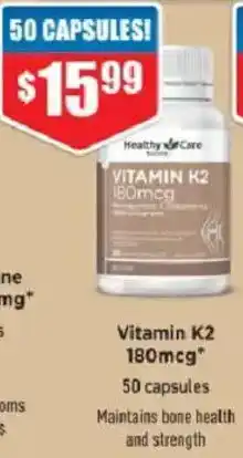 Chemist Warehouse Vitamin K2 offer