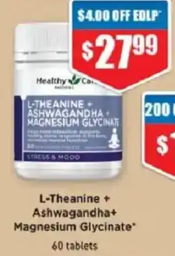 Chemist Warehouse L-Theanine + Ashwagandha+ Magnesium Glycinate offer