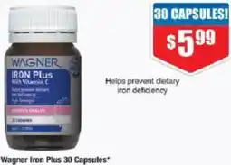 Chemist Warehouse Wagner Iron Plus offer