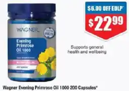 Chemist Warehouse Wagner Evening Primrose Oil 1000 offer