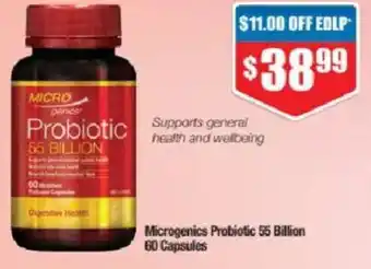Chemist Warehouse Microgenics Probiotic 55 Billion offer