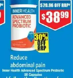 Chemist Warehouse Inner Health Advanced Spectrum Probiotic offer