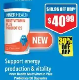 Chemist Warehouse Inner Health Multivitamin Plus Probiotics offer