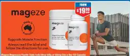 Chemist Warehouse Mageze Magnesium Powder Triple Forte Citrus One-a-Day offer