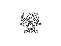 LivingStyles Angel baby Funny Family Car Sticker offer