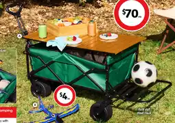 Coles Woodpecker Camping Trolley with Tabl offer