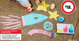 Coles This. Washable Pavement Chalk Paint Set offer