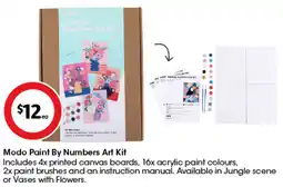 Coles Modo Paint By Numbers Art Kit offer